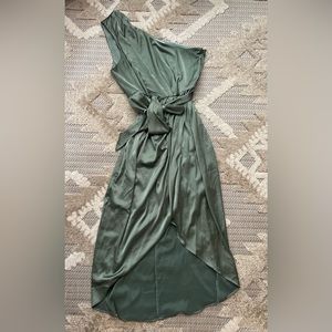 Celia One Shoulder Midi Dress